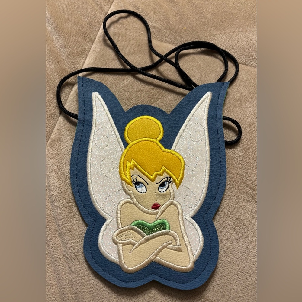 Disney Tinker Bell Flat Lay Girl’s Purse NEW